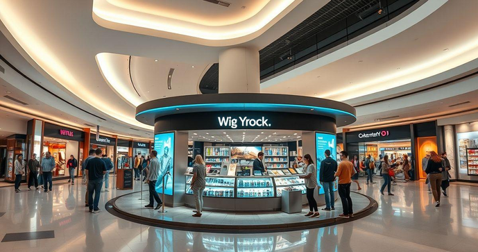 Projeto de Quiosque para Shopping que Atrai Clientes e Maximiza Vendas