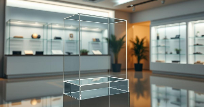 Expositor Acrílico Elegante para Organizar Seu Espaço