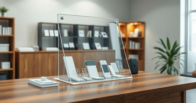 Display de acrílico para mesa é a solução ideal para destacar seus produtos e organizar seu espaço