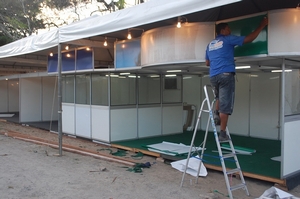 Construção de stand de vendas Construção de stand de vendas